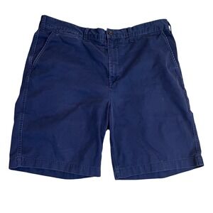 Polo Ralph Lauren Mens Relaxed Fit Chino Shorts Navy Blue Cotton Size 38